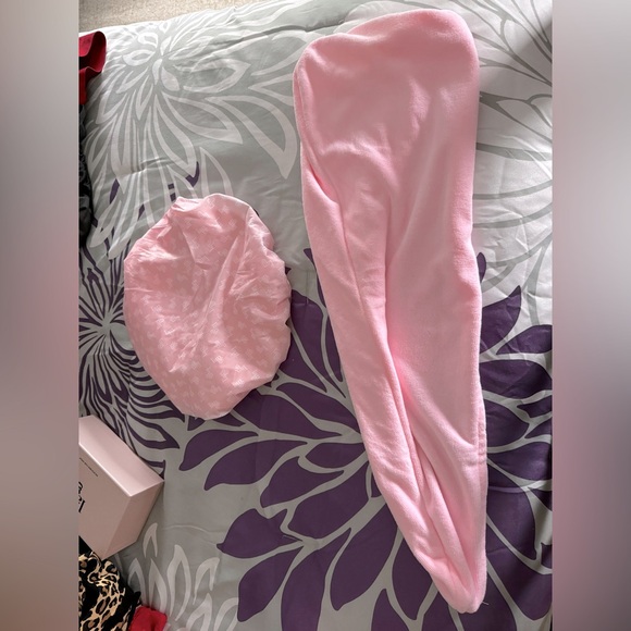 L’ange Shower Cap and Microfiber Head Wrap - Picture 2 of 2